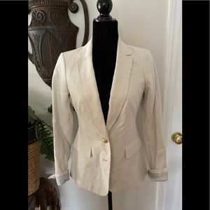 Banana Republic blazer with gold accent buttons